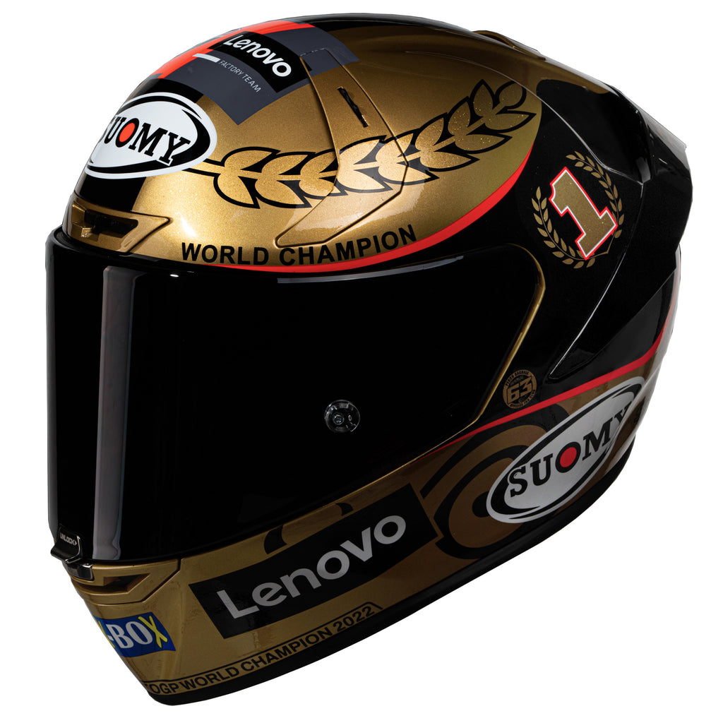 Suomy SR-GP PECCO BAGNAIA 2022 WORLD CHAMPION LIMITED EDITION Helmet [DISCONTINUED]