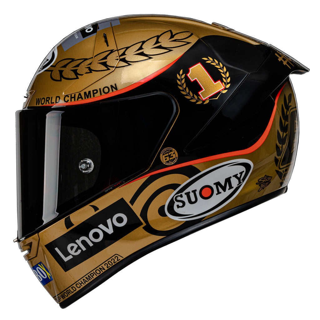 Suomy SR-GP PECCO BAGNAIA 2022 WORLD CHAMPION LIMITED EDITION Helmet [DISCONTINUED]