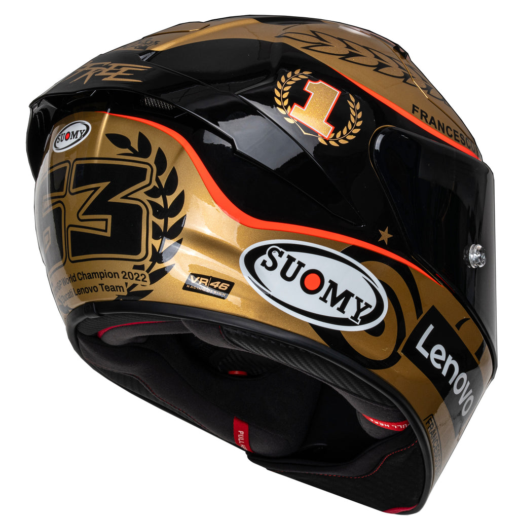 Suomy SR-GP PECCO BAGNAIA 2022 WORLD CHAMPION LIMITED EDITION Helmet [DISCONTINUED]
