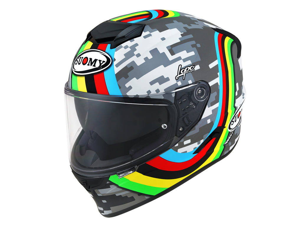 Suomy STELLAR 'Rainbow' Graphic Helmet [DISCONTINUED]