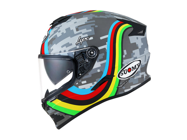 Suomy STELLAR 'Rainbow' Graphic Helmet [DISCONTINUED]