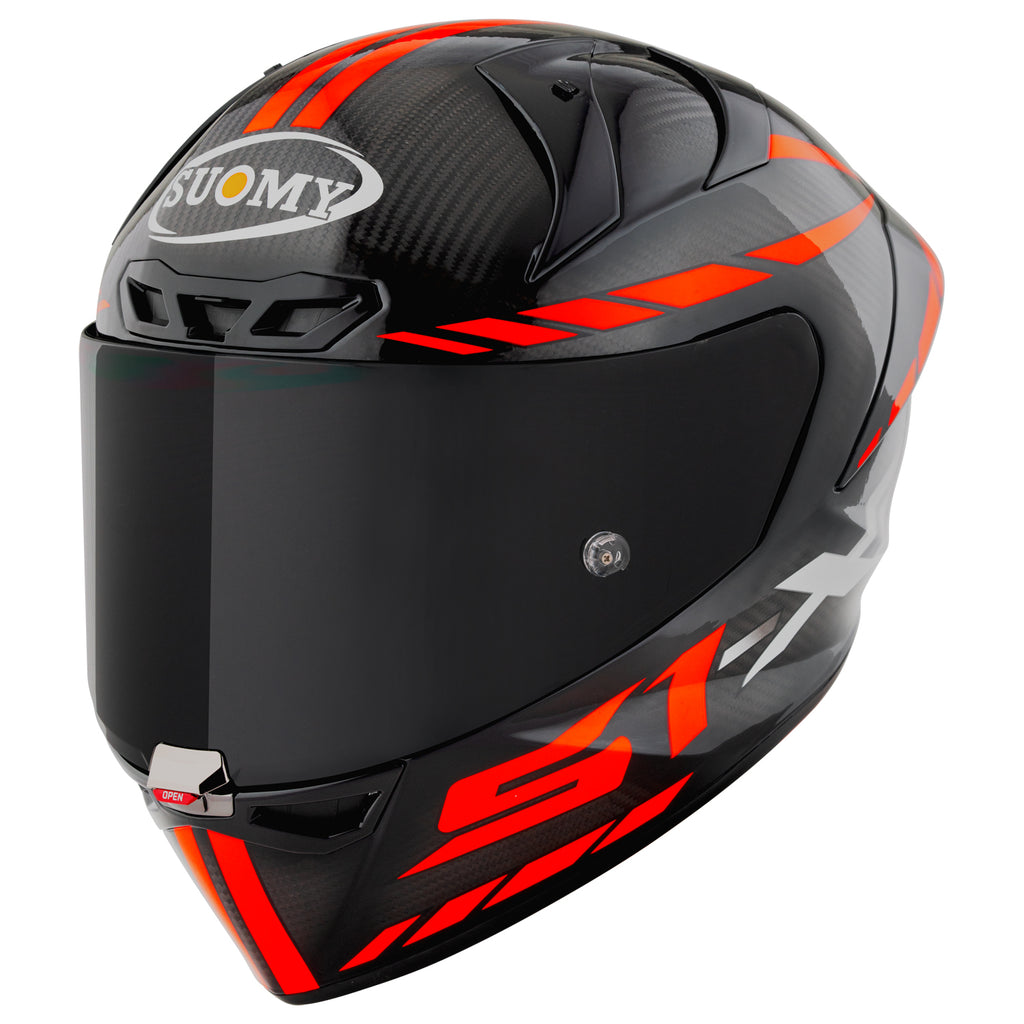 Suomy S1-XR Carbon Hyper Red Helmet