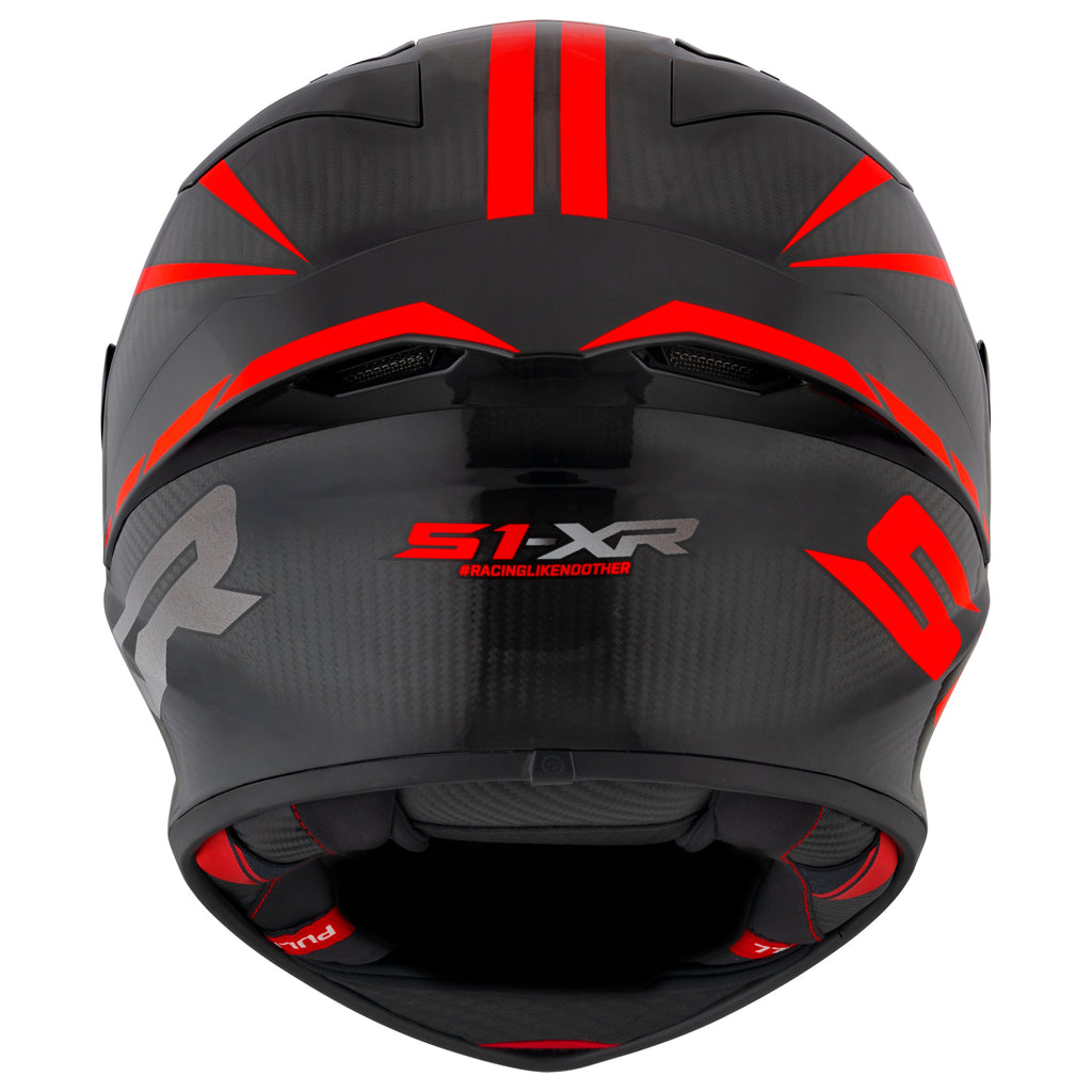 Suomy S1-XR Carbon Hyper Red Helmet