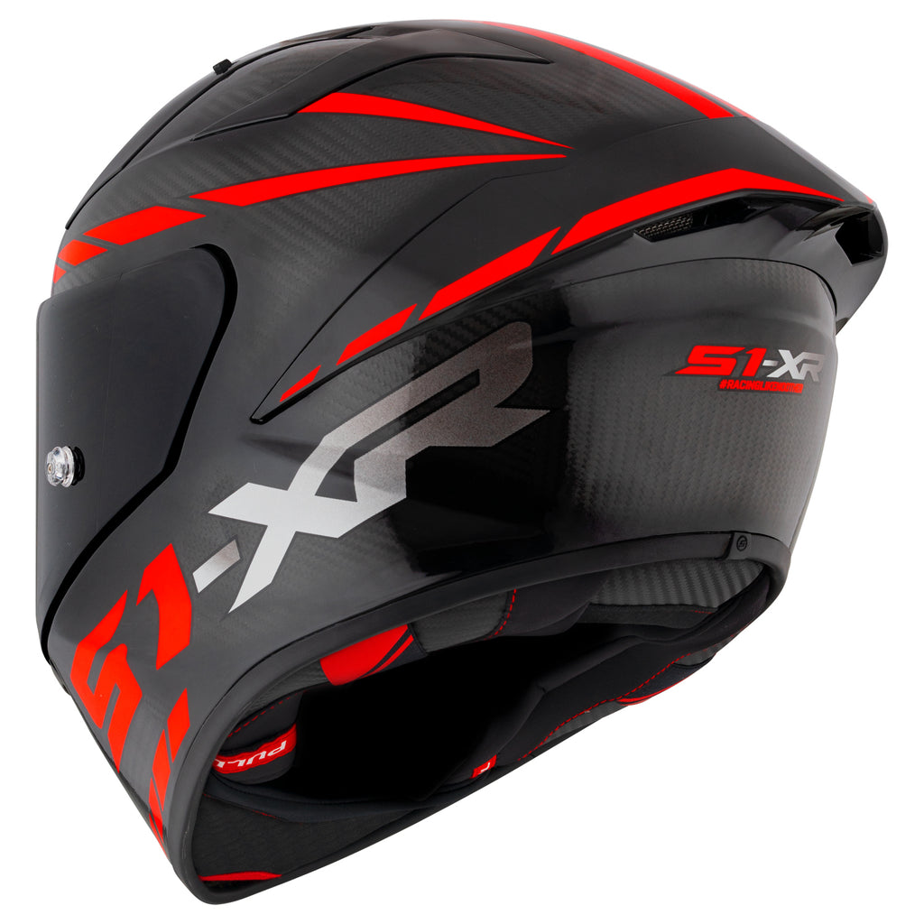 Suomy S1-XR Carbon Hyper Red Helmet