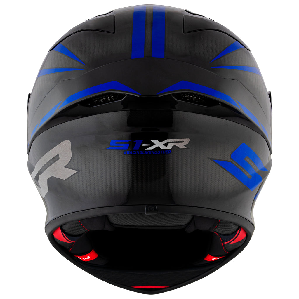 Suomy S1-XR Carbon Hyper Blue Helmet [CLOSEOUT]