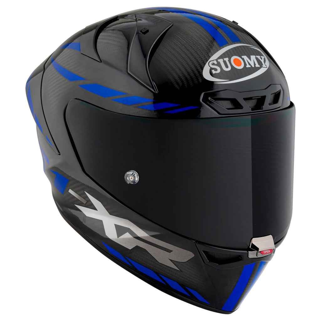 Suomy S1-XR Carbon Hyper Blue Helmet [CLOSEOUT]