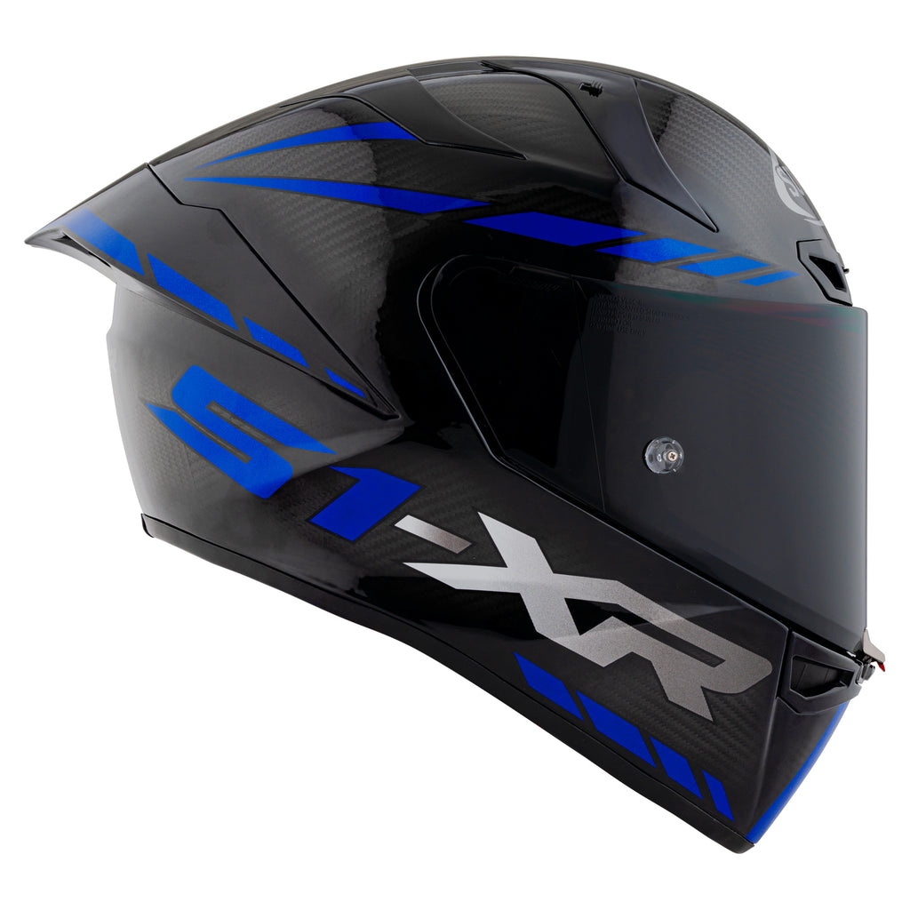 Suomy S1-XR Carbon Hyper Blue Helmet [CLOSEOUT]