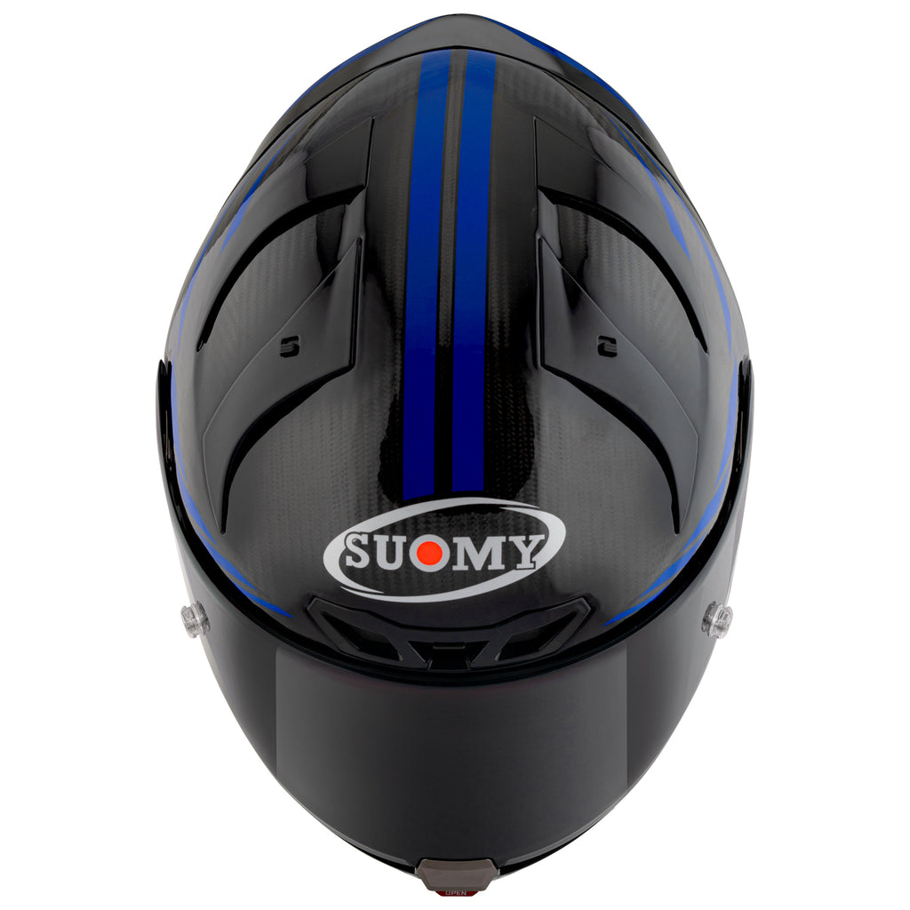 Suomy S1-XR Carbon Hyper Blue Helmet [CLOSEOUT]