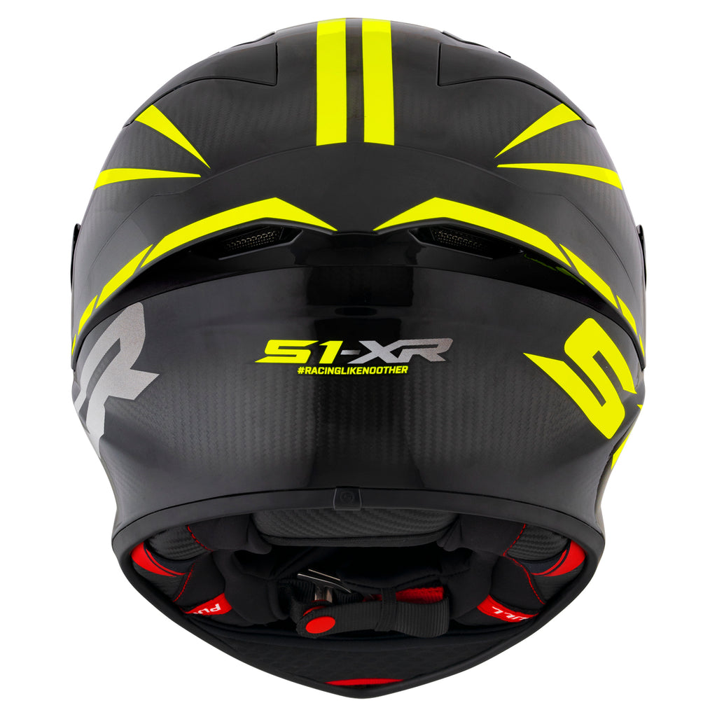 Suomy S1-XR Carbon Hyper Yellow Helmet