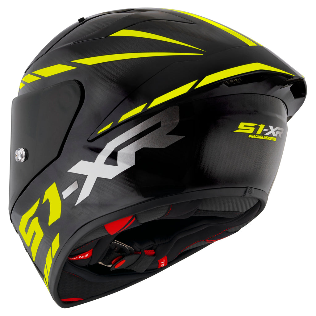 Suomy S1-XR Carbon Hyper Yellow Helmet