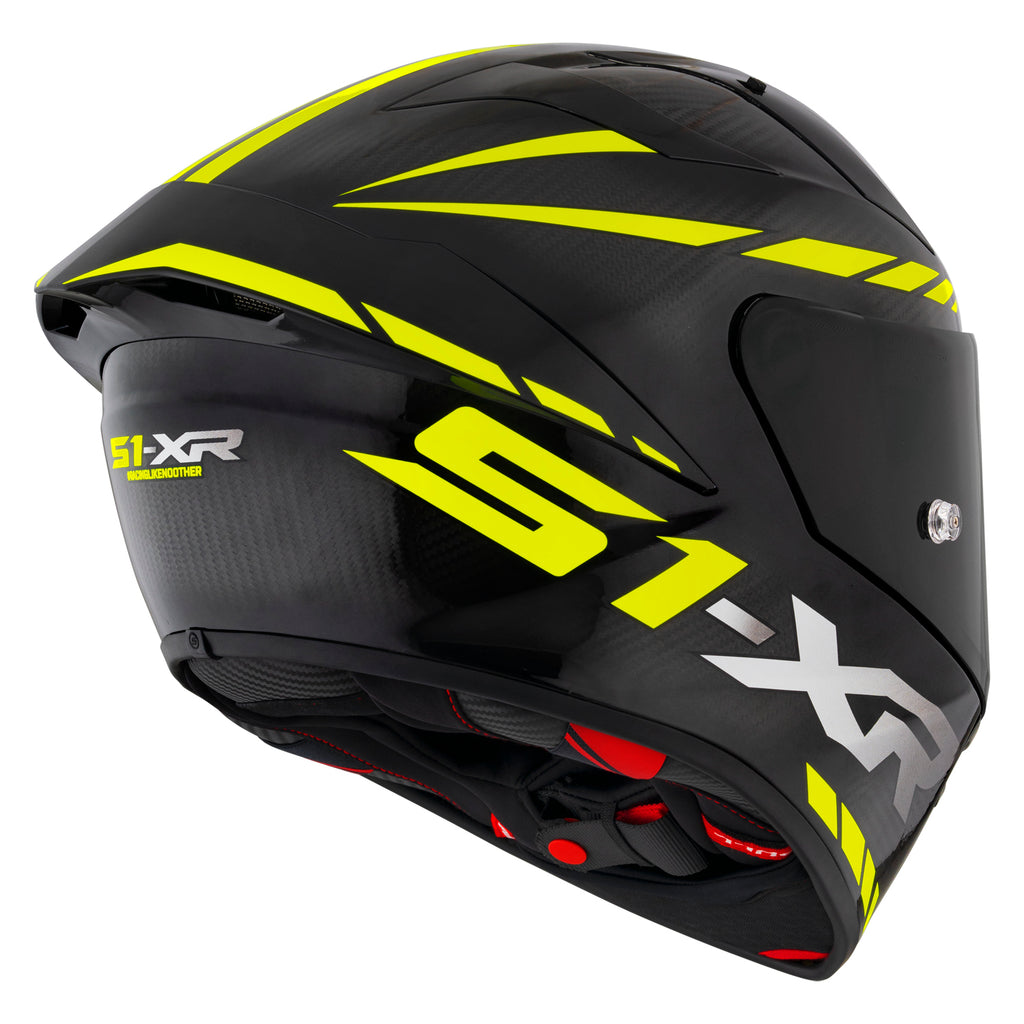 Suomy S1-XR Carbon Hyper Yellow Helmet