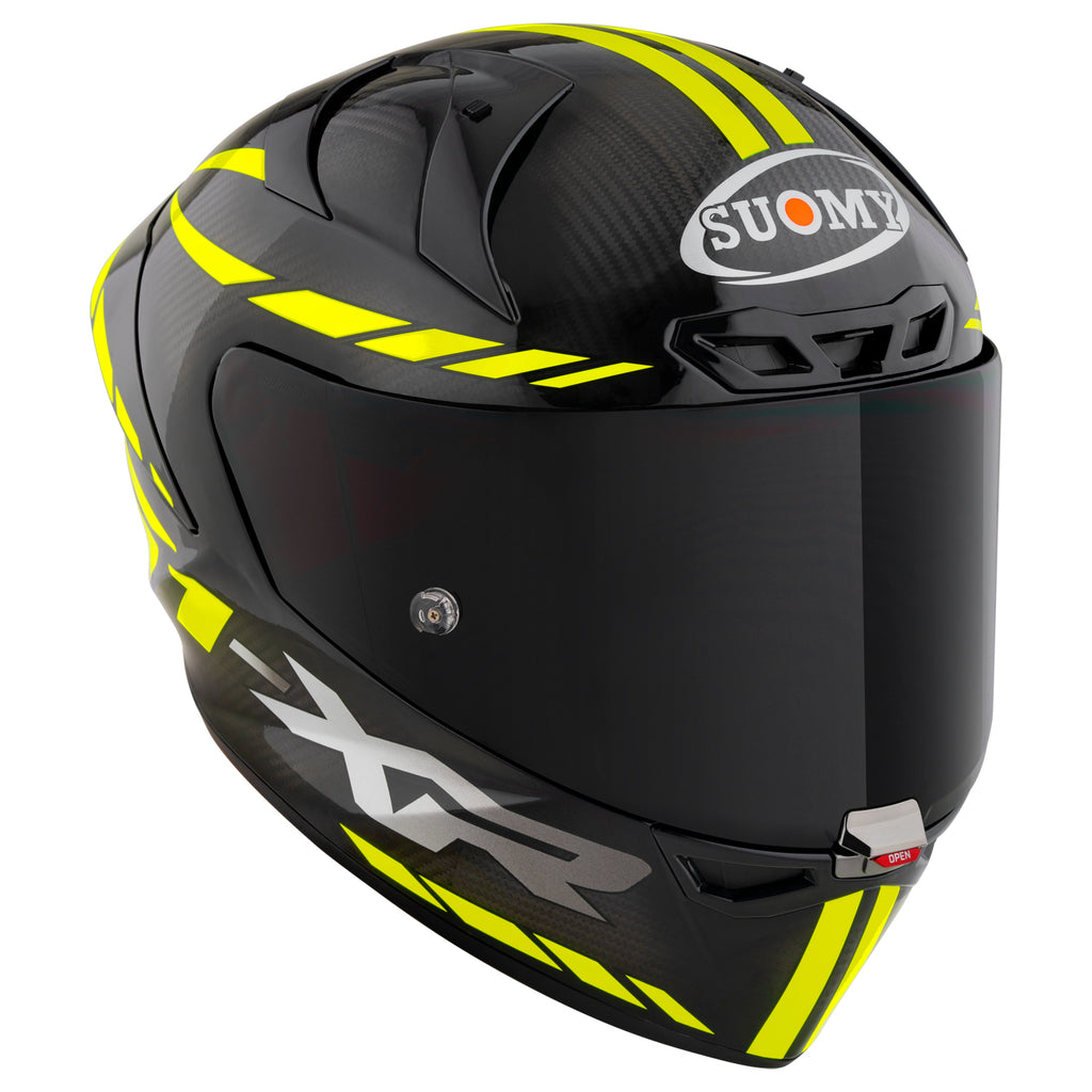Suomy S1-XR Carbon Hyper Yellow Helmet