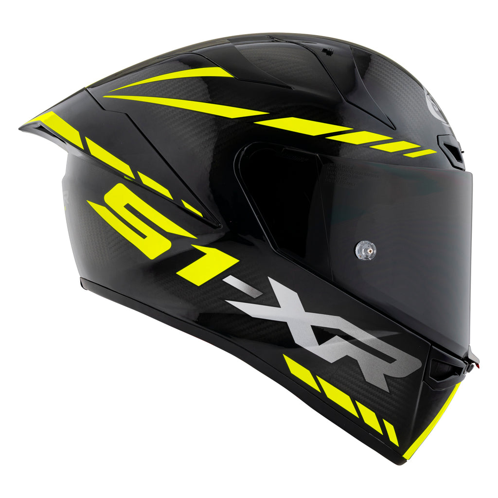 Suomy S1-XR Carbon Hyper Yellow Helmet