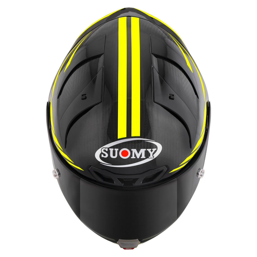 Suomy S1-XR Carbon Hyper Yellow Helmet