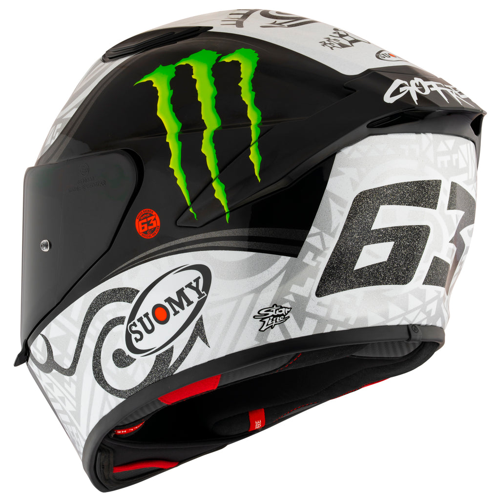 Suomy TRACK-1 Bagnaia Monster Winter Test Helmet - New Arrival!